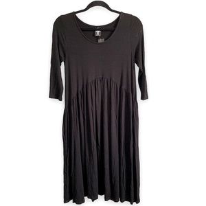 Agnes & Dora Black Oakley Swing Dress